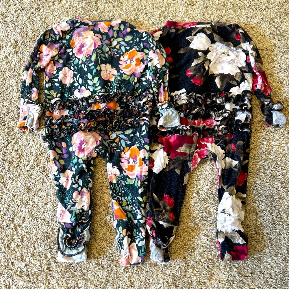 Two Gigi & Max Bamboo Zippered Footies - Picture 2 of 2